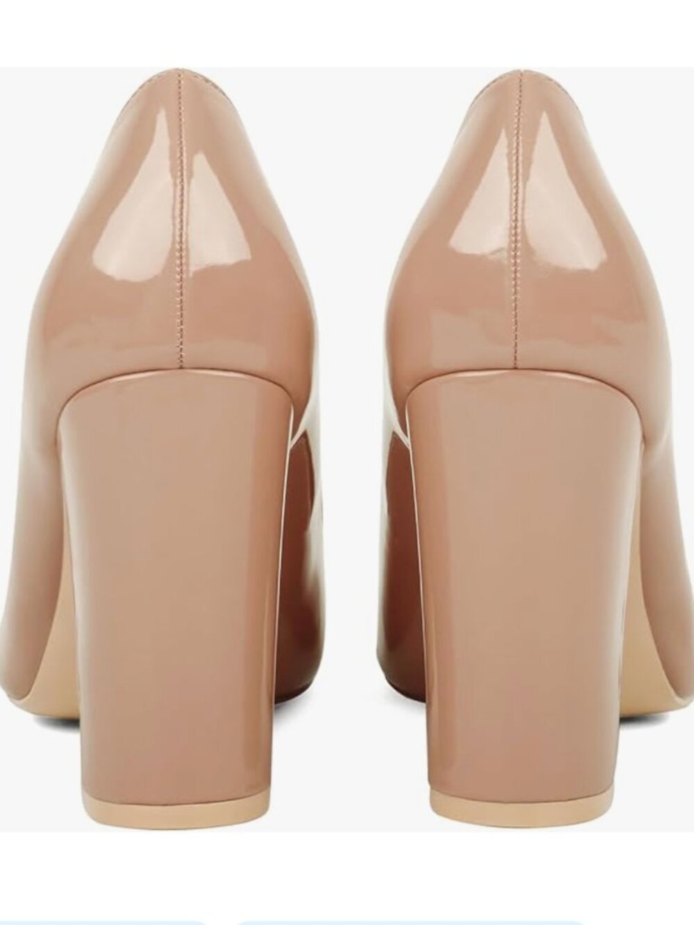 Joy in Love - Nude Block Heel, Patent Leather - Picture 6 of 6
